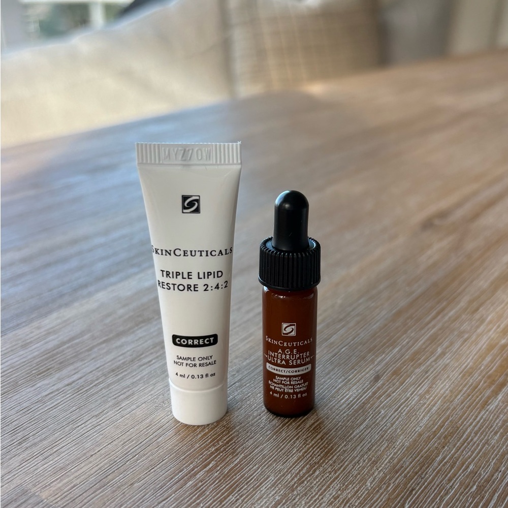SkinCeuticals Deluxe samples- Triple Lipid Restore and AGE Interrupter Ultra
